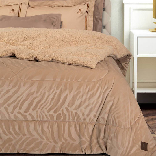 Greenwich Polo Club Κουβερτοπάπλωμα Υπέρδιπλο 240x250εκ. 4434 Beige 700 GSM 11.5 togs