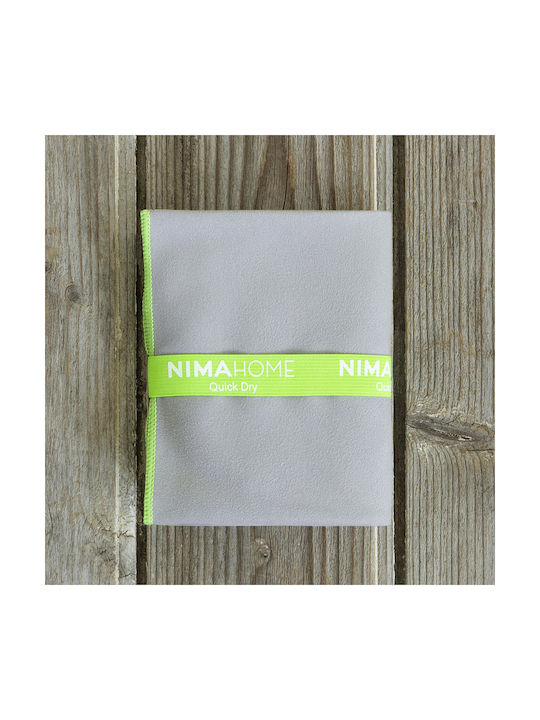 Nima Riva Microfiber Gray Gym Towel 70x140cm