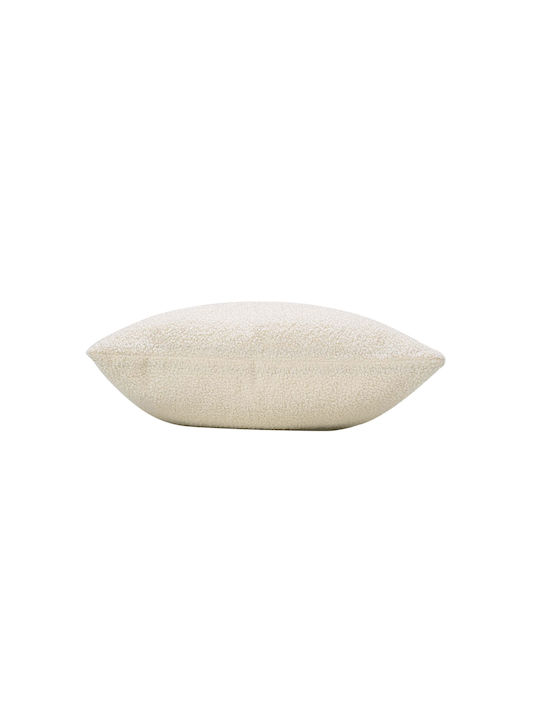Μαξιλάρι Καναπέ L-c Wooly Fleece Naturel 45x45εκ.
