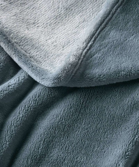 Kentia Yolanda Pătură Catifea King Size 260x240 cm Denim