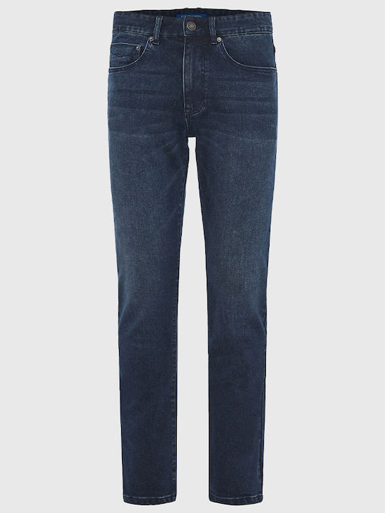 Men's Jeans Pants with Loose Tapered Fit Blue