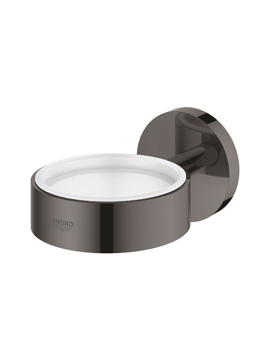 Grohe Essentials Επιτοίχια Ποτηροθήκη Μεταλλική Γκρι