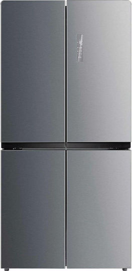 Midea Ψυγείο Ντουλάπα 474lt Total NoFrost Υ177.5xΠ83.3xΒ65.3εκ. Inox MDRF632FIE46