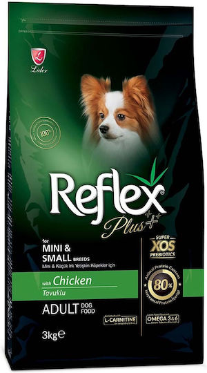 Reflex Plus Small Breed Chicken Adult Dog Complete Food Adult Small Breed Dogs Chicken Meat 3 Kg