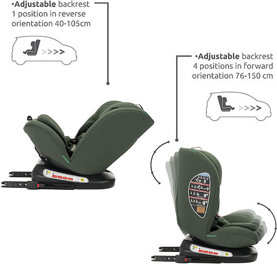Lorelli Capella Baby Car Seat i-Size with Isofix Beige 0-36 kg