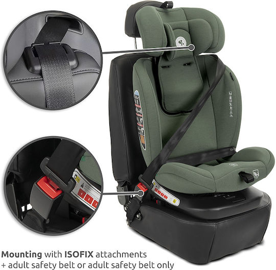 Lorelli Capella Καθισματάκι Αυτοκινήτου i-Size με Isofix Pink 0-36 kg
