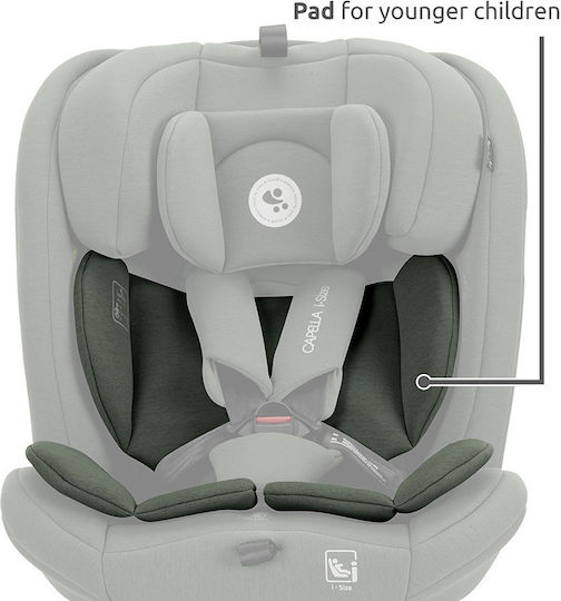 Lorelli Capella Καθισματάκι Αυτοκινήτου i-Size με Isofix Green 0-36 kg