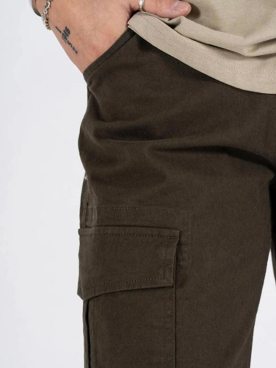 Hose Cargo Elastisch Olive