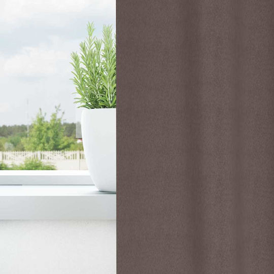 vidaXL vidaXL Vorhänge mit Bleistiftfalten Braune 140x260cm