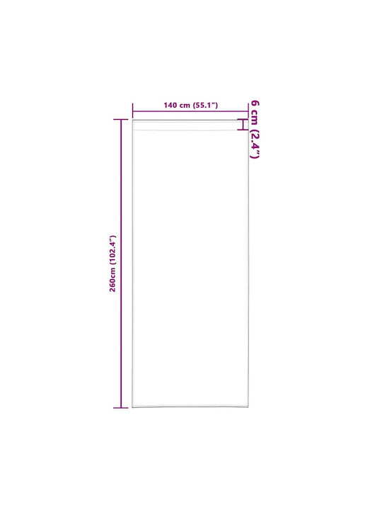 vidaXL vidaXL Vorhänge Verdunkelung Fenster mit Bleistiftfalten Braun 140x260cm