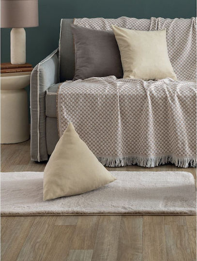 Palamaiki Decorative Pillow Case As104 100% Cotton Moka 43x43cm Various Colors