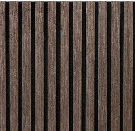 3D Wandpaneele aus MDF Verschraubt / mit Kleber Braune 265x60x2cm