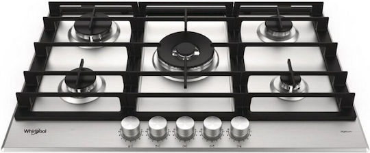 Whirlpool Автономен Inox 73x51εκ.