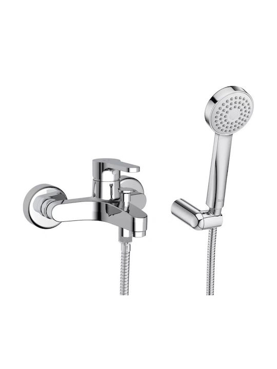 Roca Mischung Bade- / Duscharmatur Badewanne Komplettes Set Silber