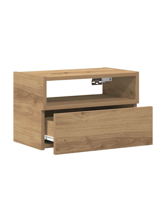Комод Дървен Кафяв 45x26x28.5см