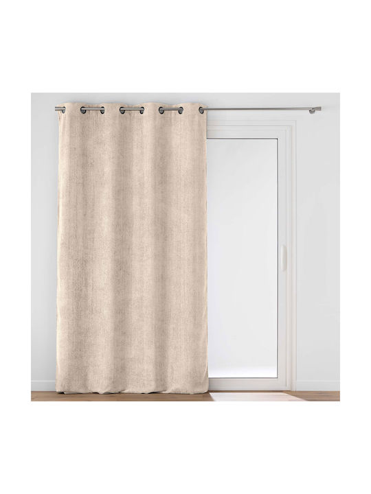 Perdea Cu Capse Ecru 140x260 cm
