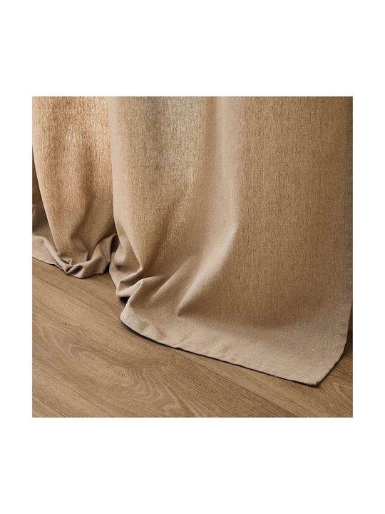 Curtain with Grommets Everest Beige 140x240cm
