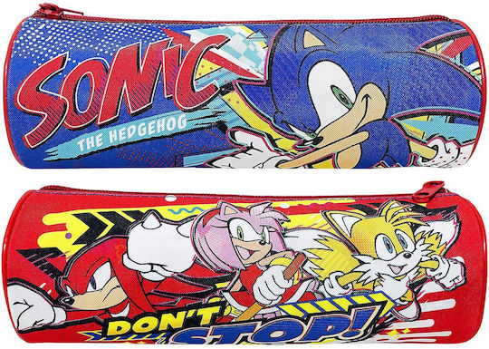 Sonic Κασετίνα Βαρελάκι Πολύχρωμη