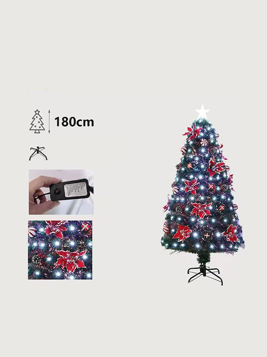 Weihnachtsbaum 180cm mit LED-Beleuchtung