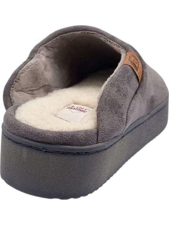 Winter Women's Slippers Gray
