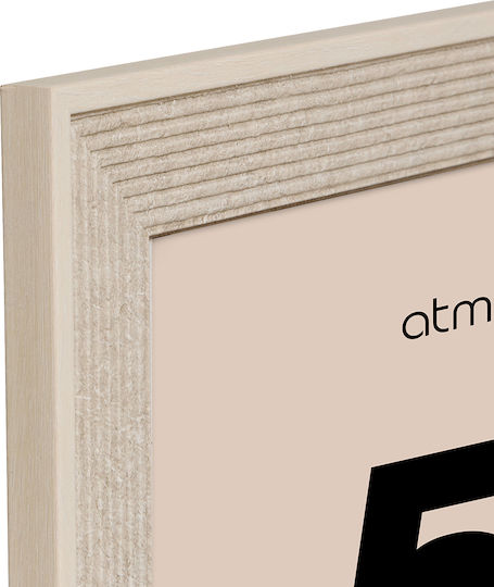Missy Wooden Wall-Mounted Photo Frame With Beige Frame
