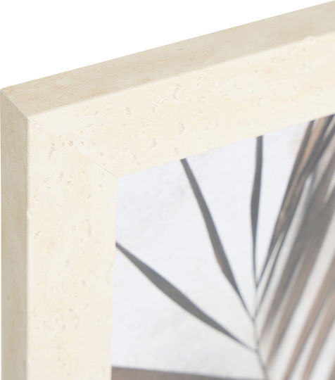 Anaya Wall-mounted Plastic Photo Frame with Ecru Frame