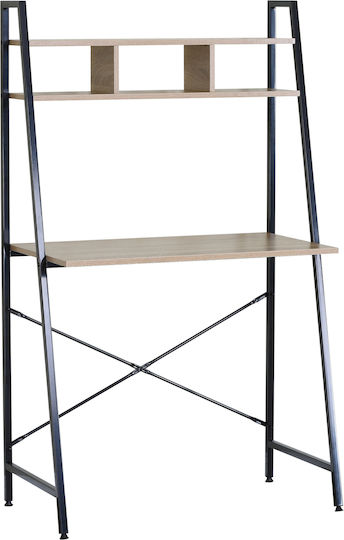 Γραφείο Lyndale 84x46x142εκ. Δρυς/μαύρο