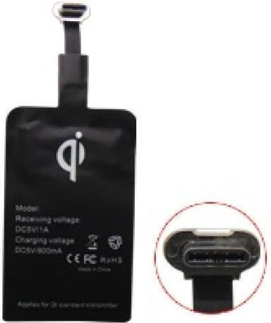 OWI Δέκτης Φόρτισης Qi USB-C σε Μαύρο χρώμα
