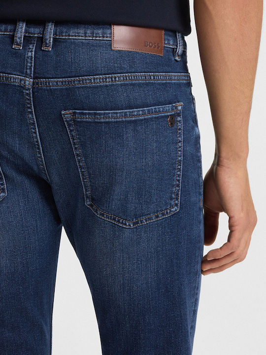 Delaware Herren Jeanshose mit Slim Passform Denim Blue