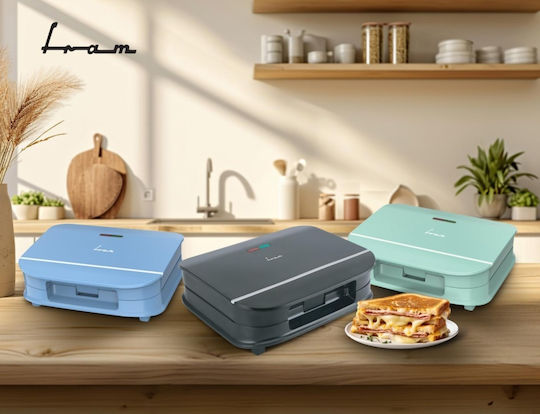 Fram Sandwich Maker for 2 Sandwiches 700W Gray