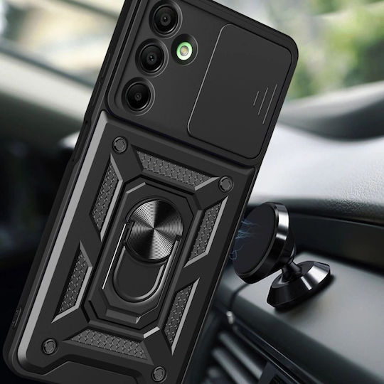 Tech-Protect Camshield Pro Back Cover Silicone / Plastic Black (Galaxy A17)