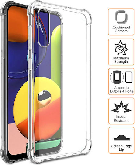 Samsung Back Cover Silicon Transparent (Galaxy A50)