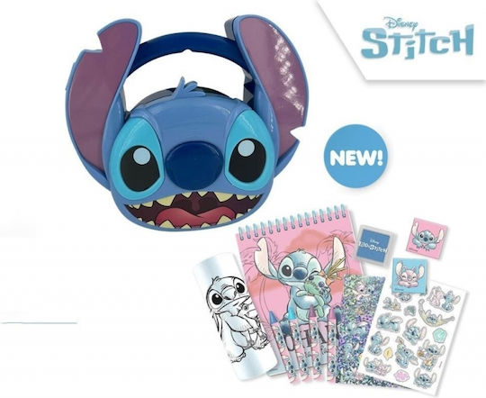 Σετ Γραφικής Ύλης Stitch Κασετίνα 3d