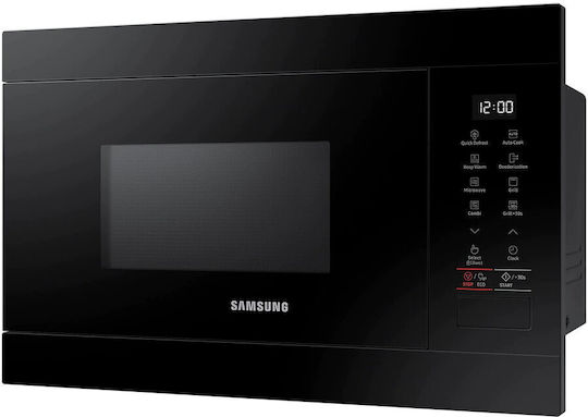Samsung Εντοιχιζόμενος Φούρνος Μικροκυμάτων με Grill 22lt Μαύρος