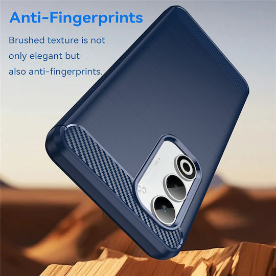 Techsuit Carbon Bumper Σιλικόνης / Πλαστικό Μπλε (Oppo A5 4G - Techsuit)