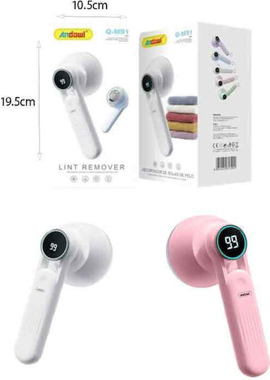 Andowl Rechargeable Fabric Shaver White