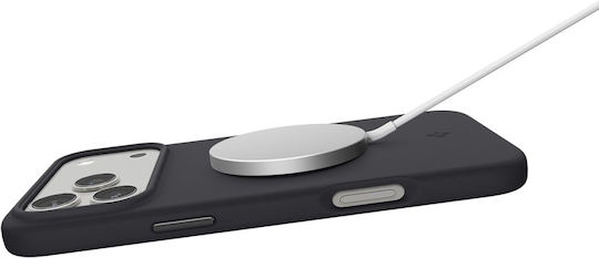 Spigen Silicone Fit Magsafe Umschlag Rückseite Silikon Schwarz (iPhone 17 Pro Max)