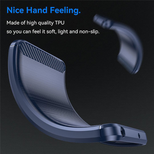 Techsuit Carbon Bumper Σιλικόνης / Πλαστικό Μπλε (Oppo Reno14F)