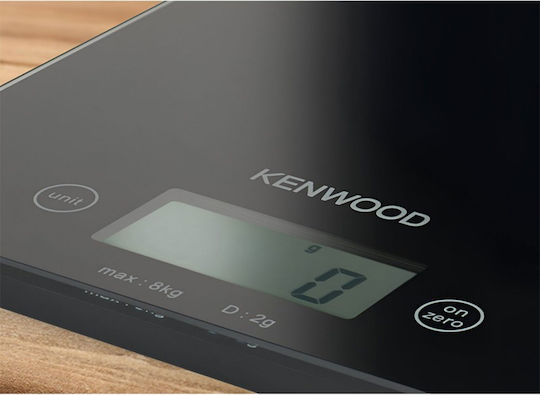 Kenwood Ψηφιακή Ζυγαριά Κουζίνας έως 8kg Μαύρη