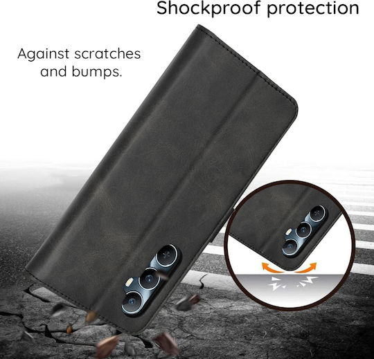 Techsuit Diary Book Silicone Black (Moto G15)
