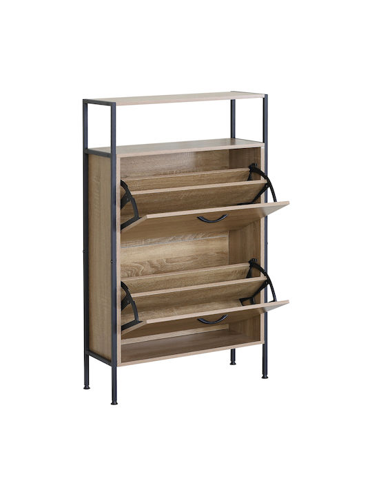 Metall Schuhschrank Alderwyn 63x24x105cm