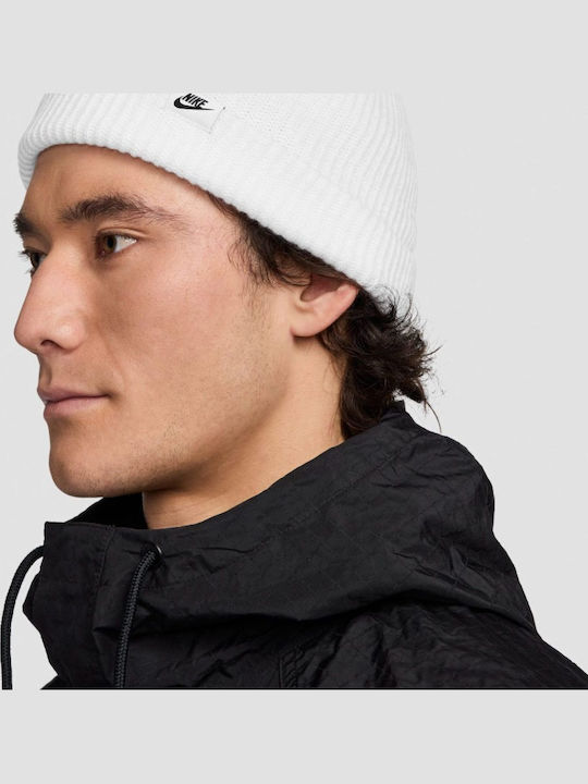 Terra Beanie Beanie Unisex Σκούφος Πλεκτός σε Λευκό χρώμα