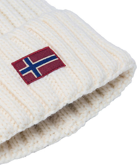 Semiury Beanie Beanie Knitted in White color