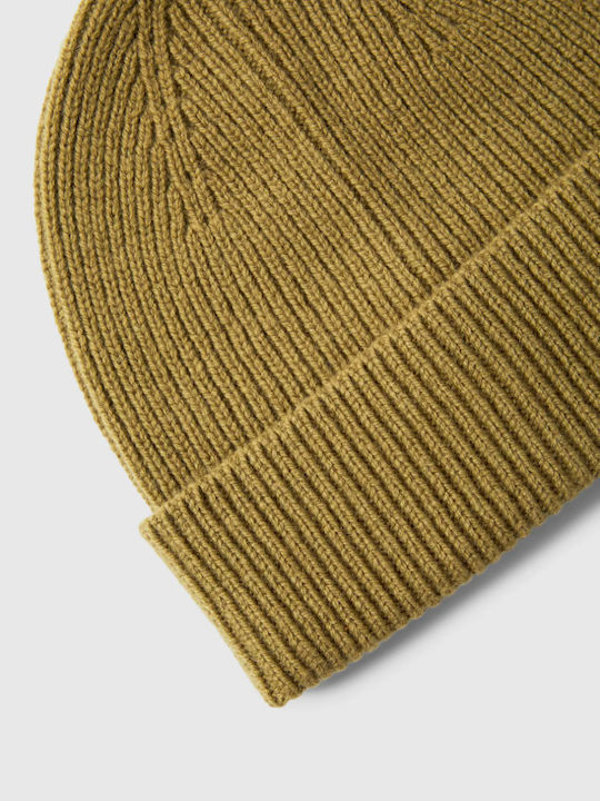 Beanie Männer Beanie Gestrickt in Gelb Farbe