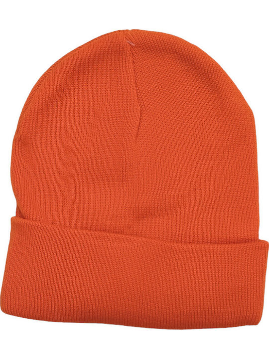Beanie Unisex Σκούφος Πλεκτός σε Μαύρο χρώμα