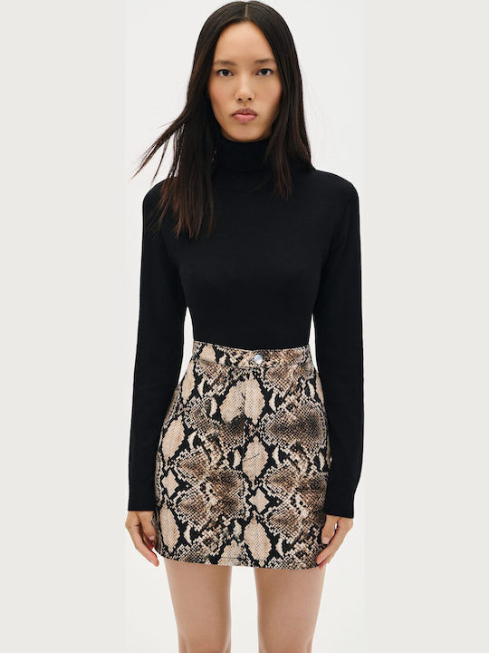Denim Mini Skirt Blue