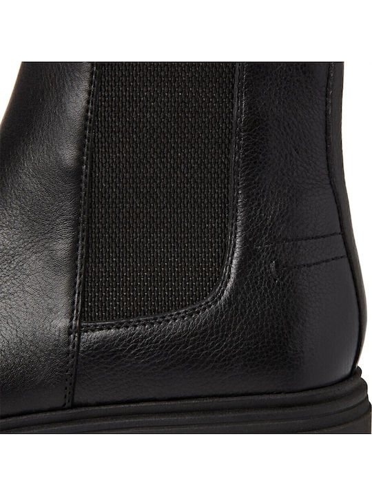 Leder Schwarz Herrenstiefel Anatomisch