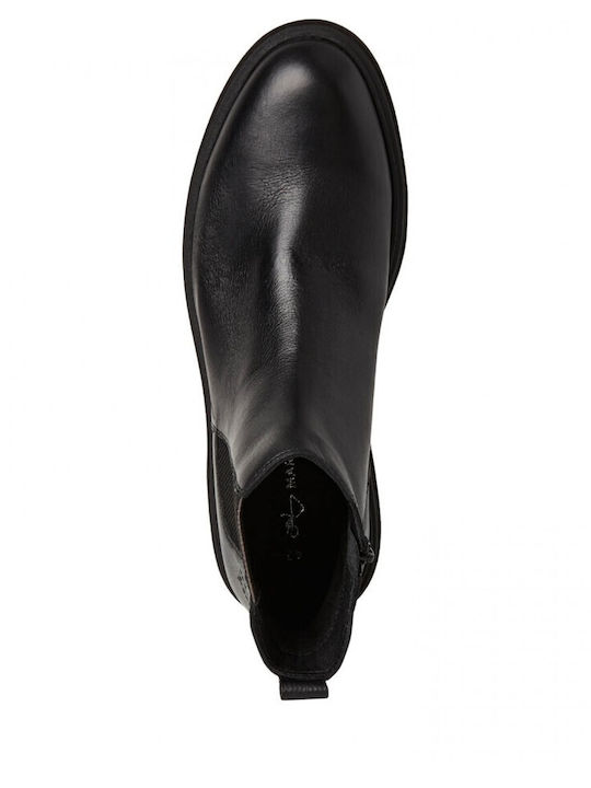 Leder Schwarz Herrenstiefel Anatomisch