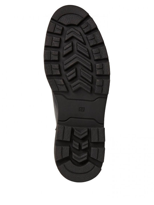 Leder Schwarz Herrenstiefel Anatomisch