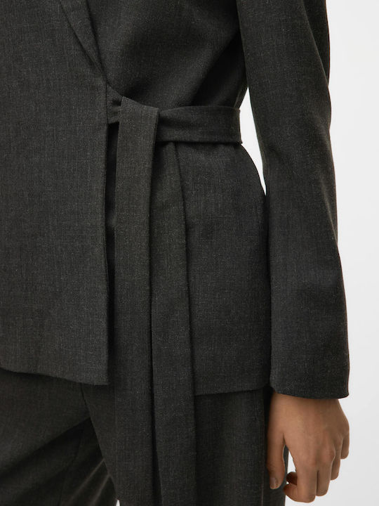 Vero Moda Bestie Γυναικείο Σακάκι Γκρι